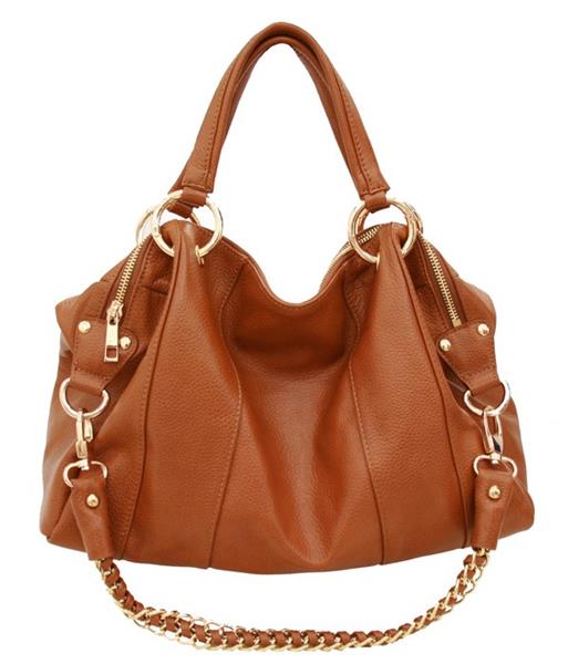 brown leather hand bags